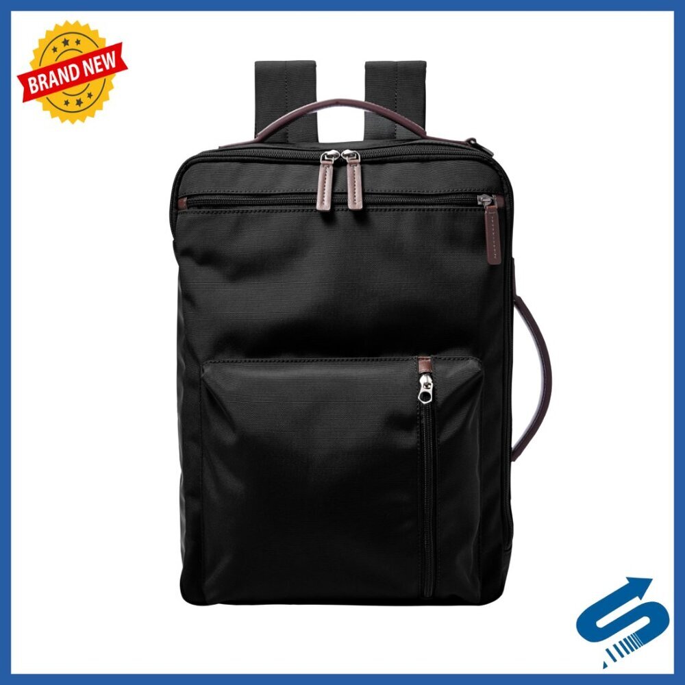 Convertible Travel Backpack Briefcase Messenger Bag Nylon Fabric Small